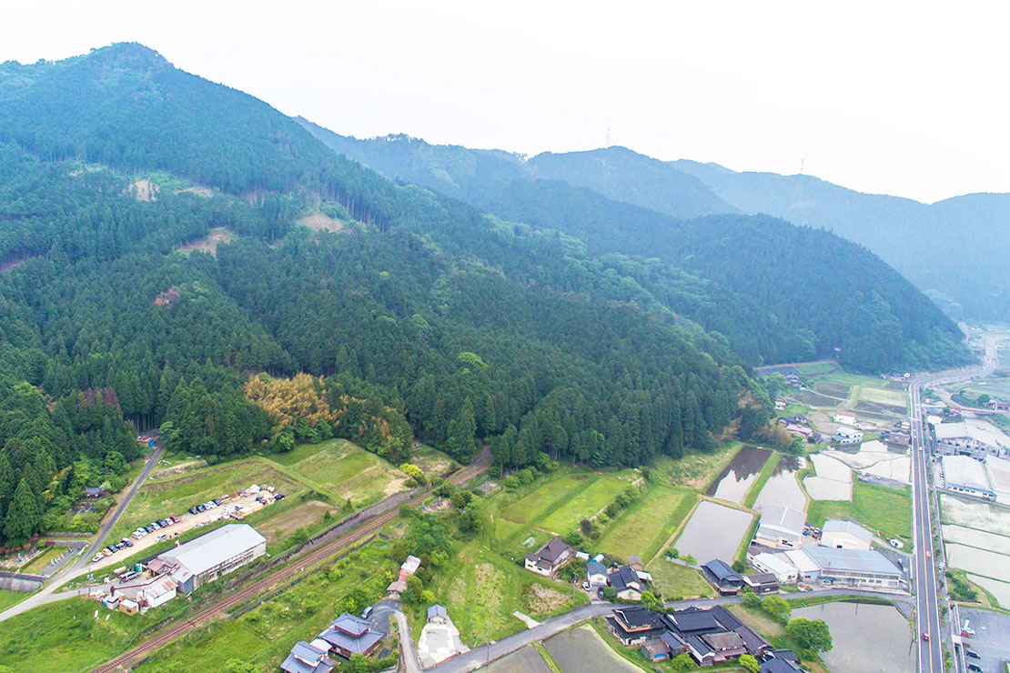 西粟倉村の風景